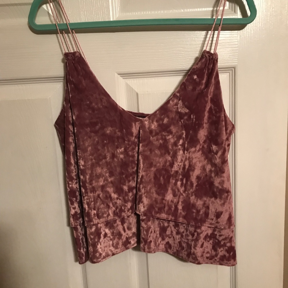 Express silk tank top